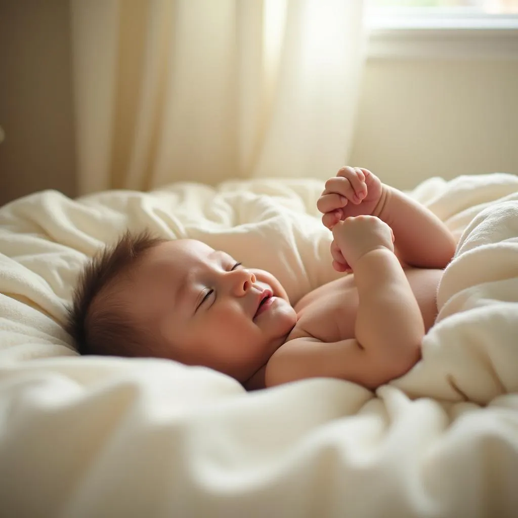 posição mais segura para o seu bebê dormir